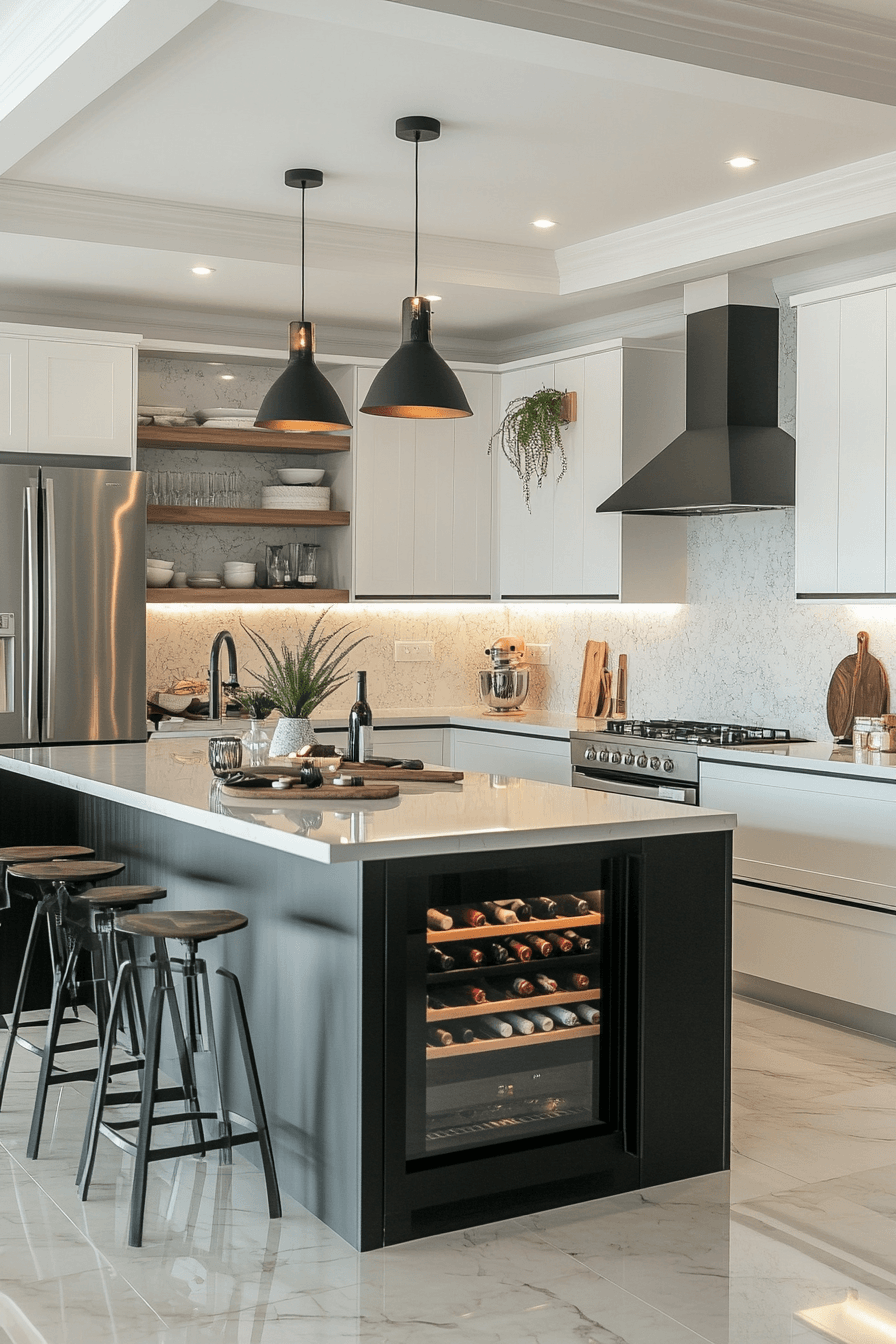 27 Black and White Modern Kitchen Ideas That Feel Sleek, Bold, and Timeless