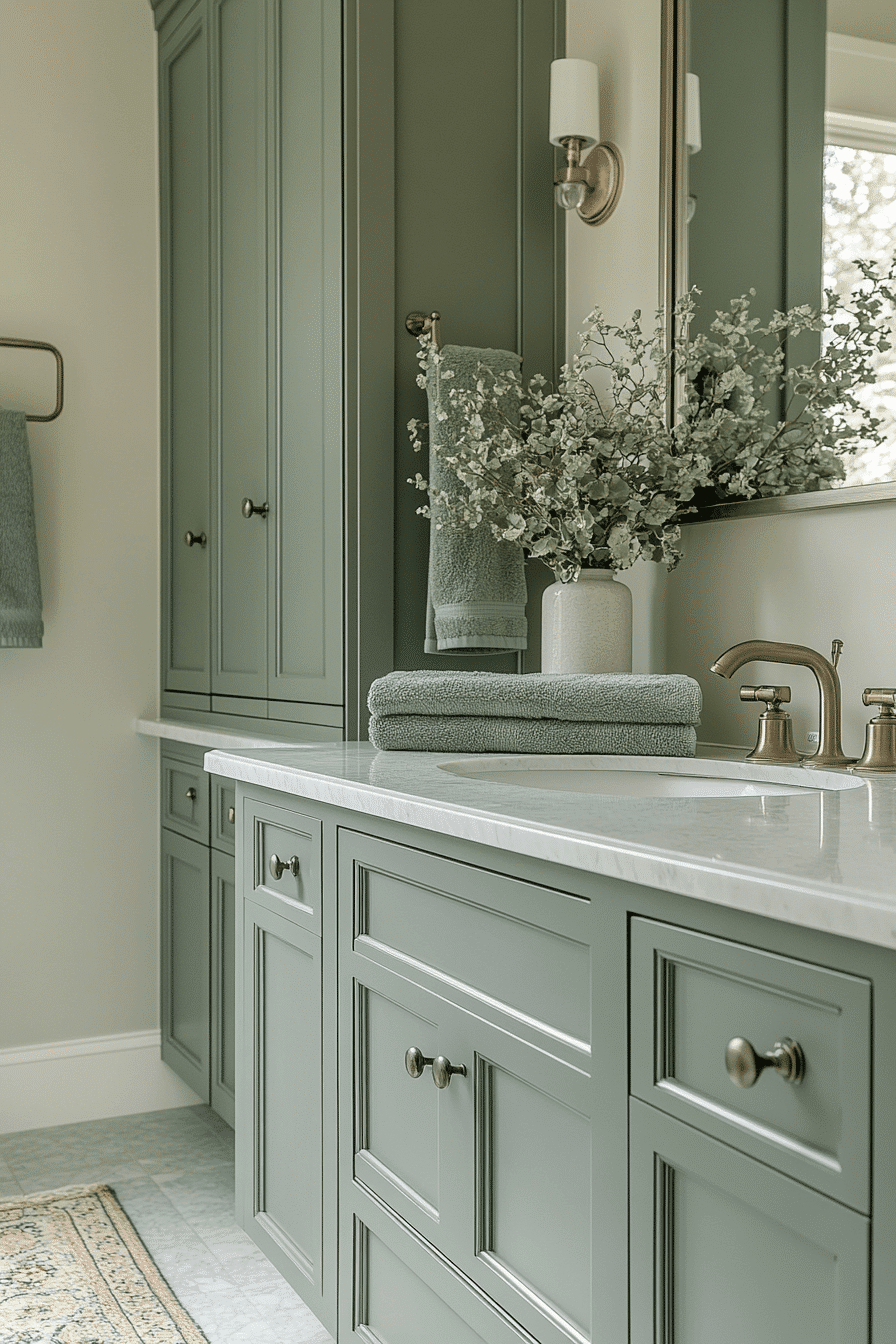 27 Sage Green Bathroom Decor Ideas That Feel Calm, Pretty, and Spa-Like