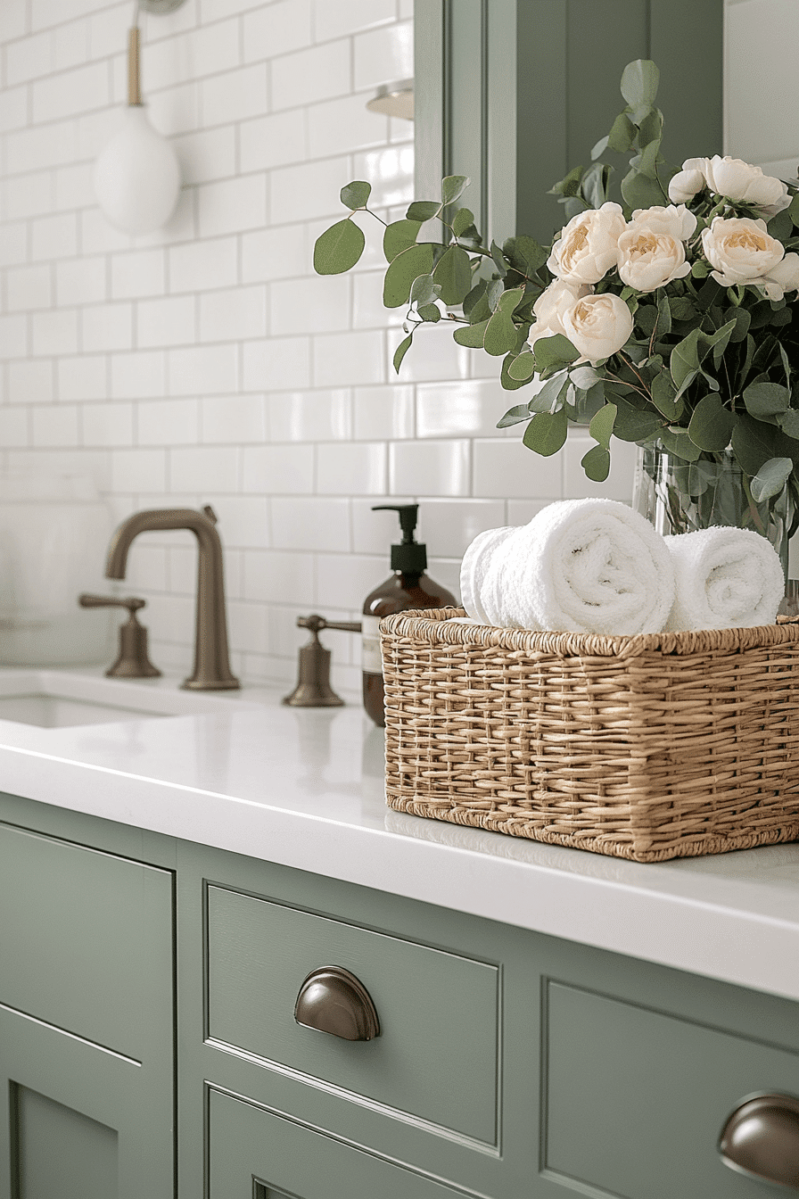 27 Sage Green and White Bathroom Ideas That Feel Fresh, Calm, and Beautifully Timeless