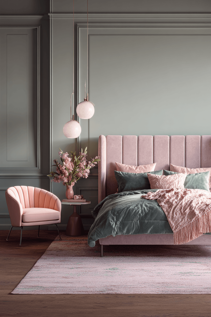 27 Sage Green and Pink Bedroom Ideas That Feel Soft, Pretty, and Wonderfully Cozy