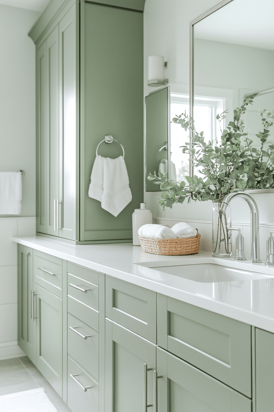 27 Sage Green and White Bathroom Ideas That Feel Fresh, Calm, and Beautifully Timeless