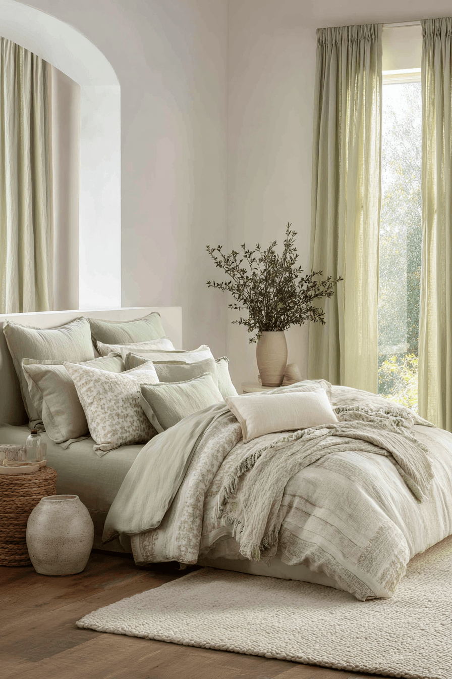 27 Sage Green and Cream Bedroom Ideas That Feel Soft, Calm, and Beautifully Cozy