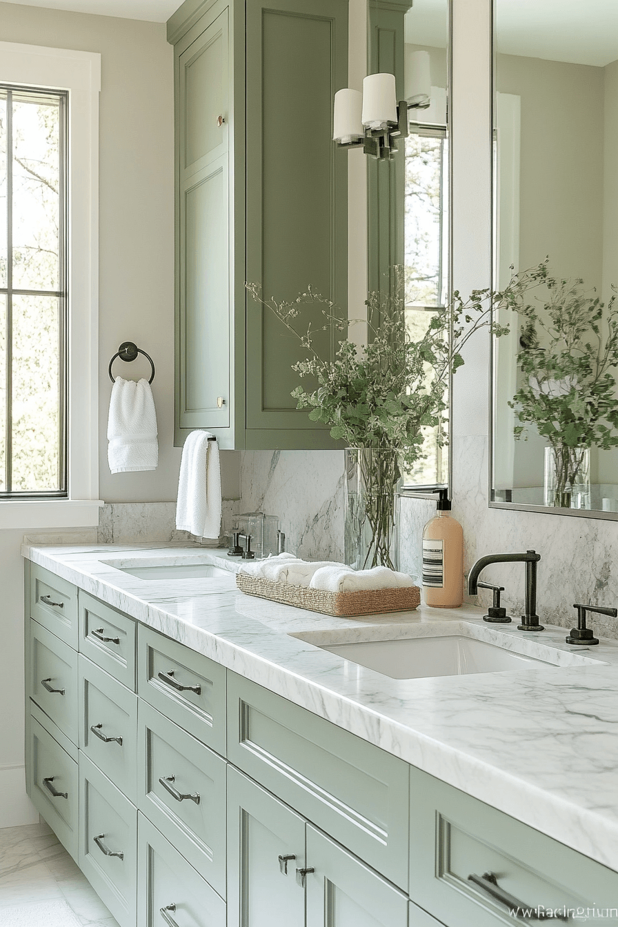 27 Sage Green Bathroom Decor Ideas That Feel Calm, Pretty, and Spa-Like