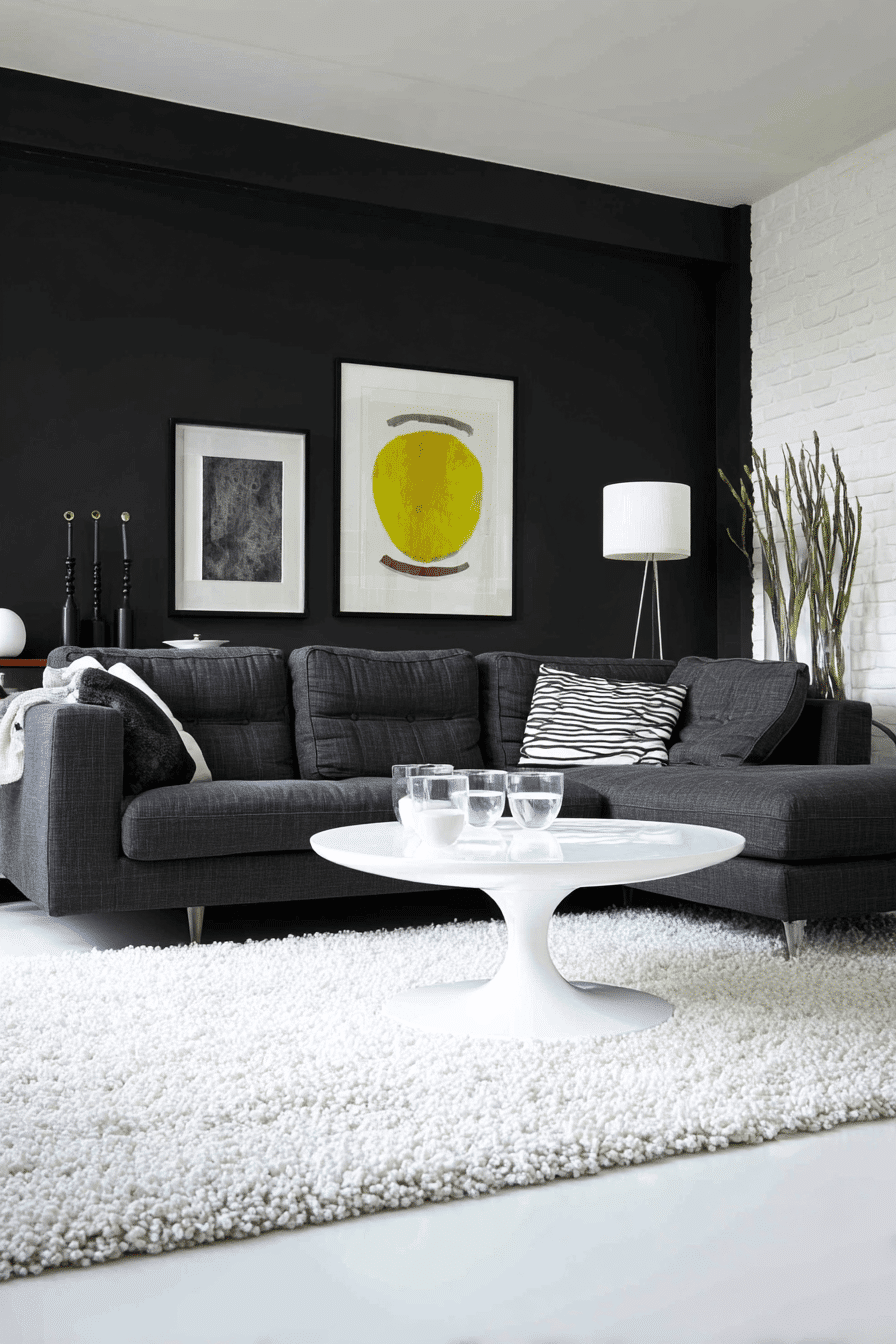 29 Dark Grey Sofa Living Room Ideas That Look Chic, Cozy, and Elevated