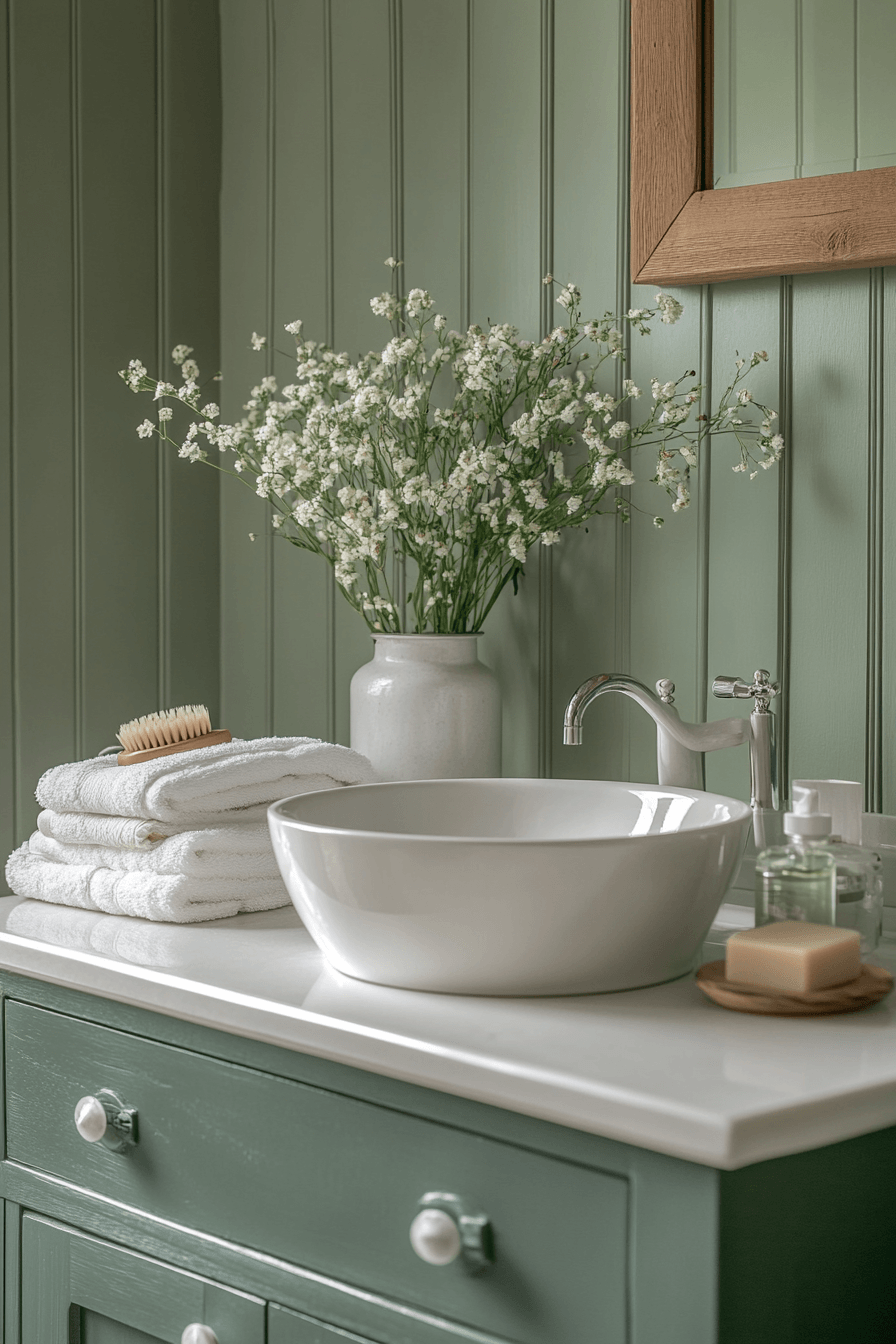 27 Sage Green and White Bathroom Ideas That Feel Fresh, Calm, and Beautifully Timeless
