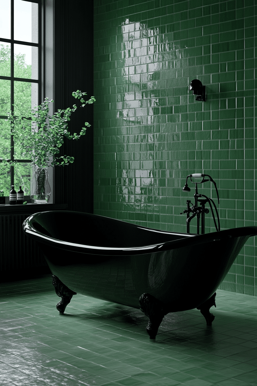 27 Sage Green and Black Bathroom Ideas That Feel Bold, Modern, and Beautifully Refined