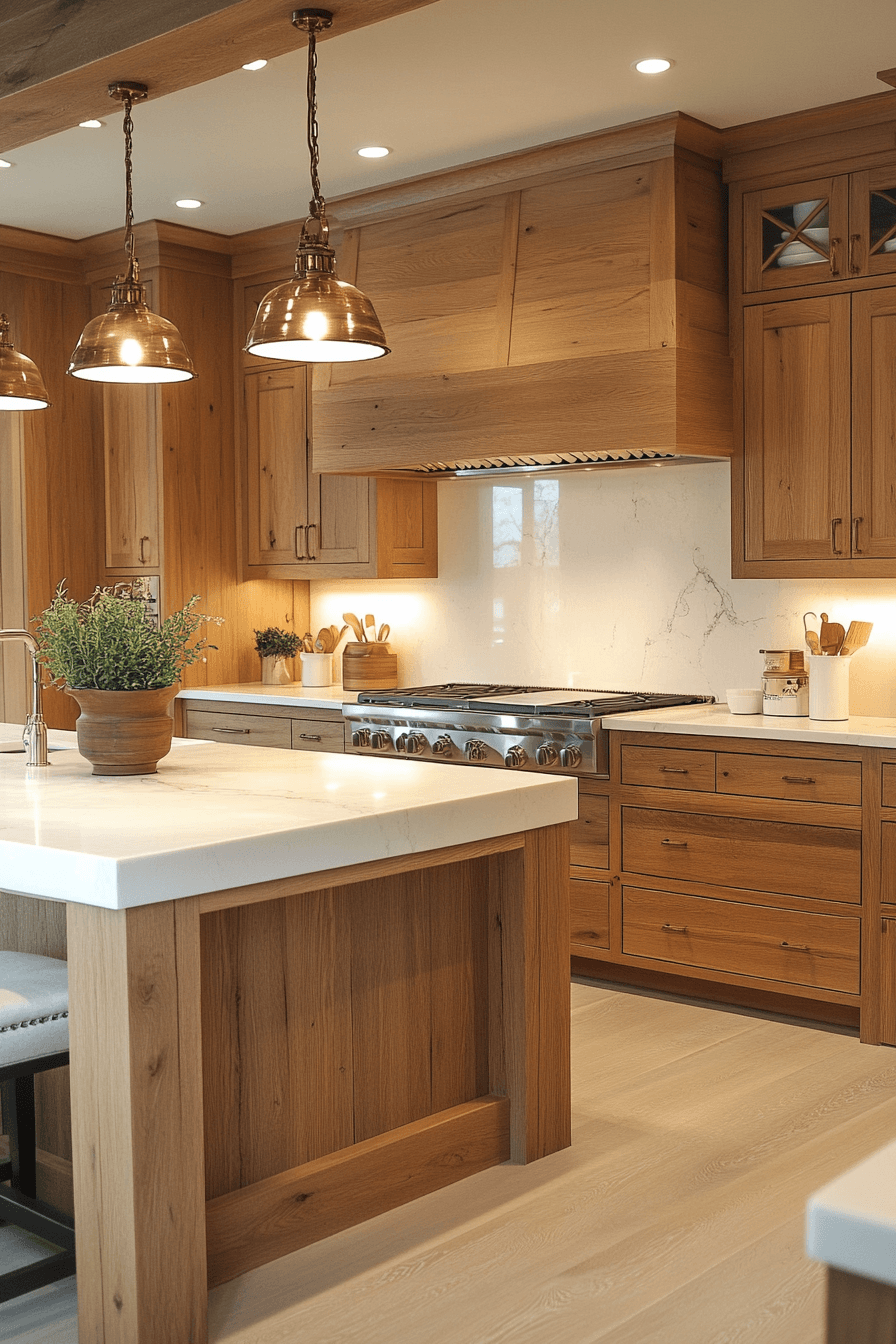 29 Honey Oak Kitchen Cabinets Ideas That Make This Classic Look Feel Fresh Again