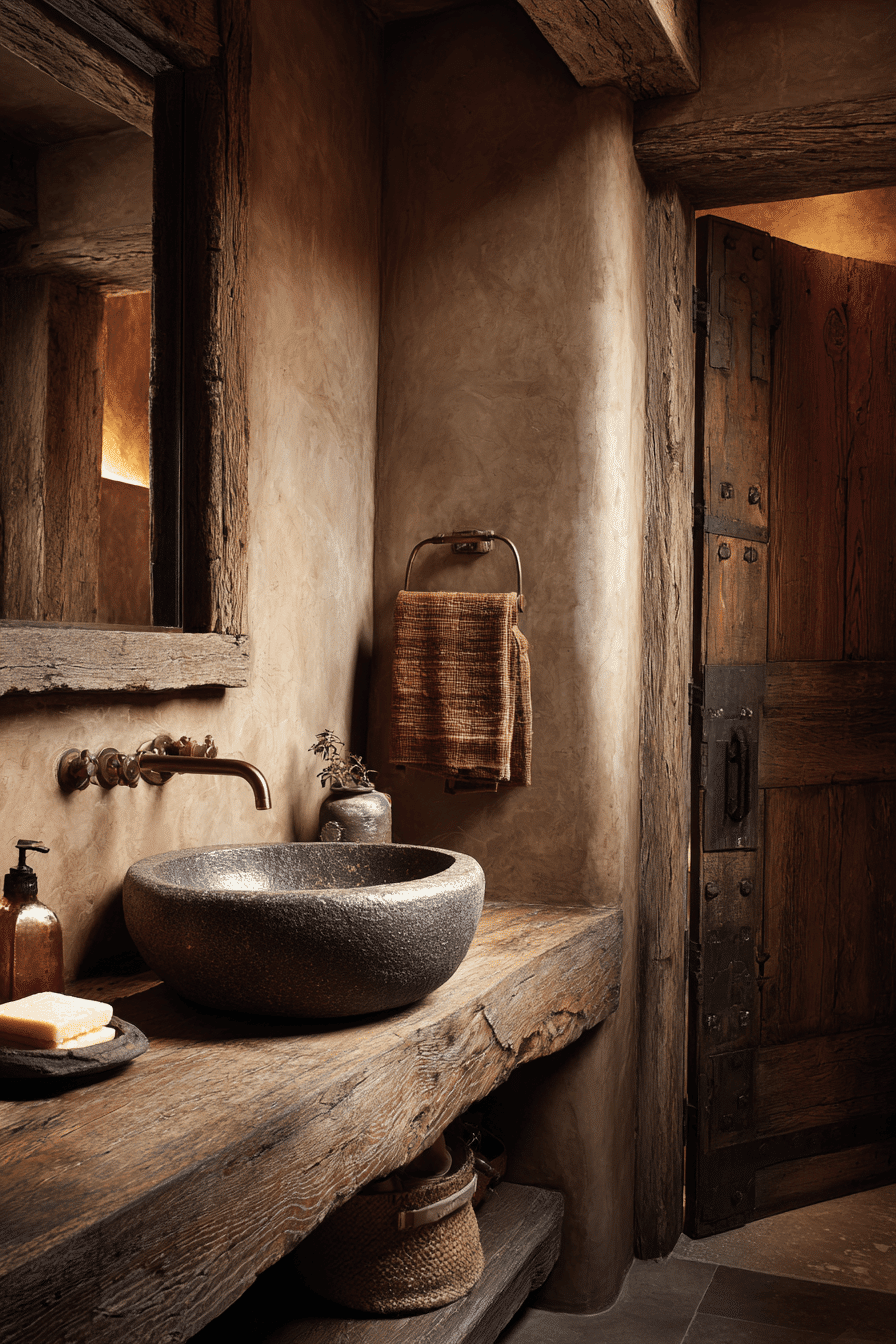 27 Wabi Sabi Bathroom Ideas That Feel Serene, Natural, and Timelessly Beautiful
