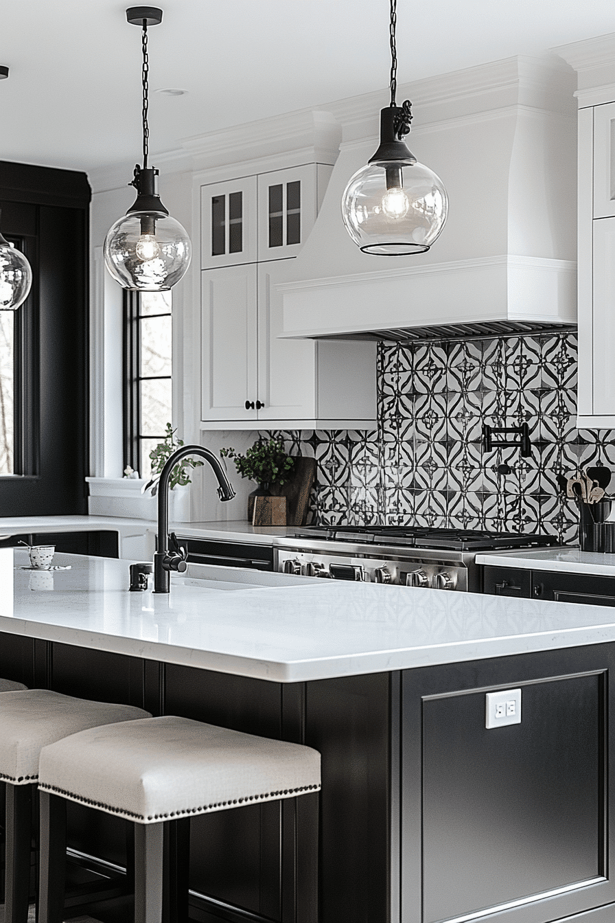27 Black and White Modern Kitchen Ideas That Feel Sleek, Bold, and Timeless