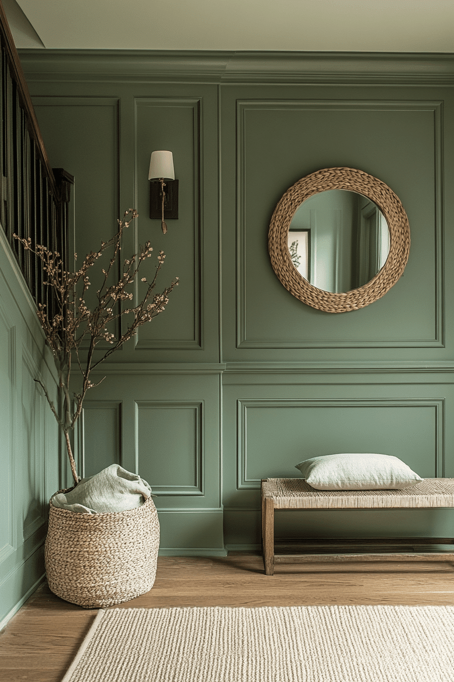 27 Sage Green Hallway Ideas That Make Every Corner Feel Softer and More Stylish