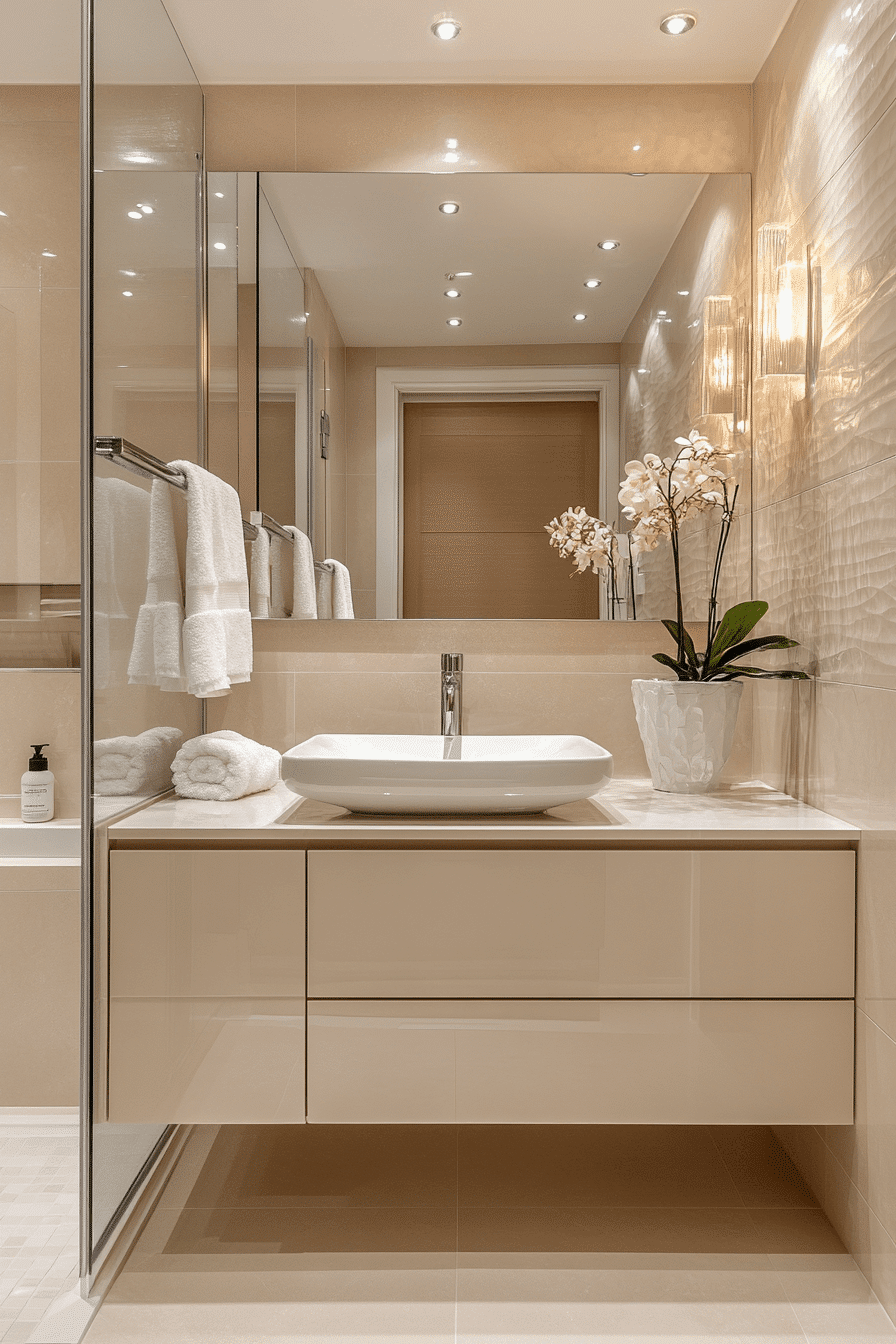 27 Small Bathroom Aesthetic Ideas That Make Tiny Spaces Feel So Much Prettier