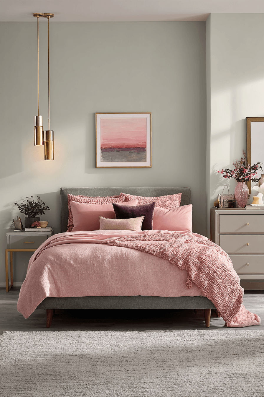 27 Sage Green and Pink Bedroom Ideas That Feel Soft, Pretty, and Wonderfully Cozy