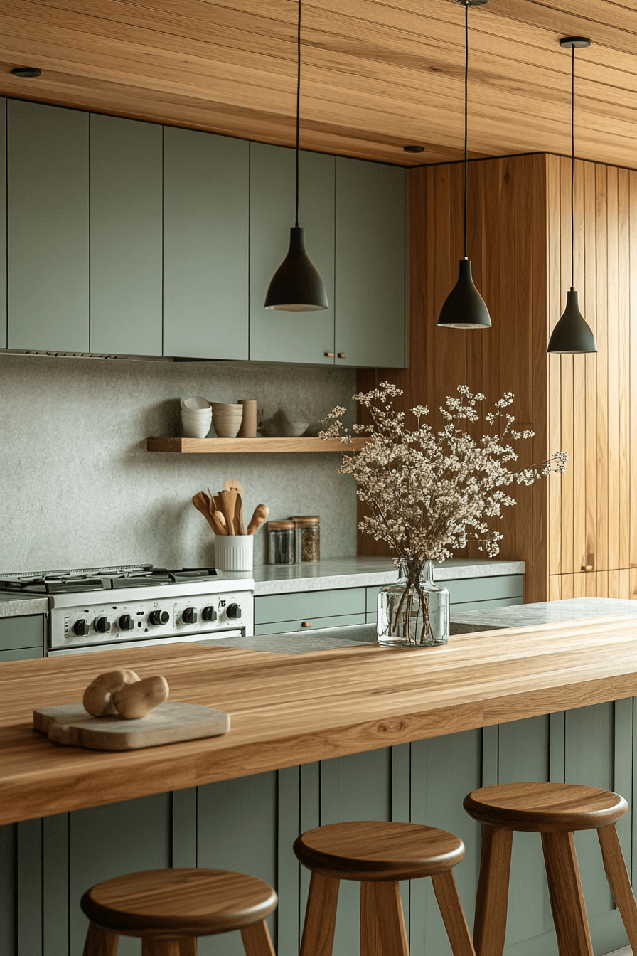 27 Sage Green and Wood Kitchen Ideas That Feel Warm, Stylish, and Wonderfully Inviting