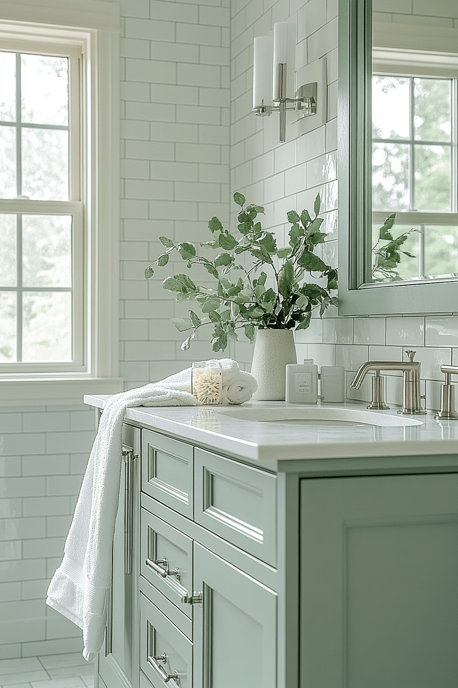 27 Sage Green and White Bathroom Ideas That Feel Fresh, Calm, and Beautifully Timeless