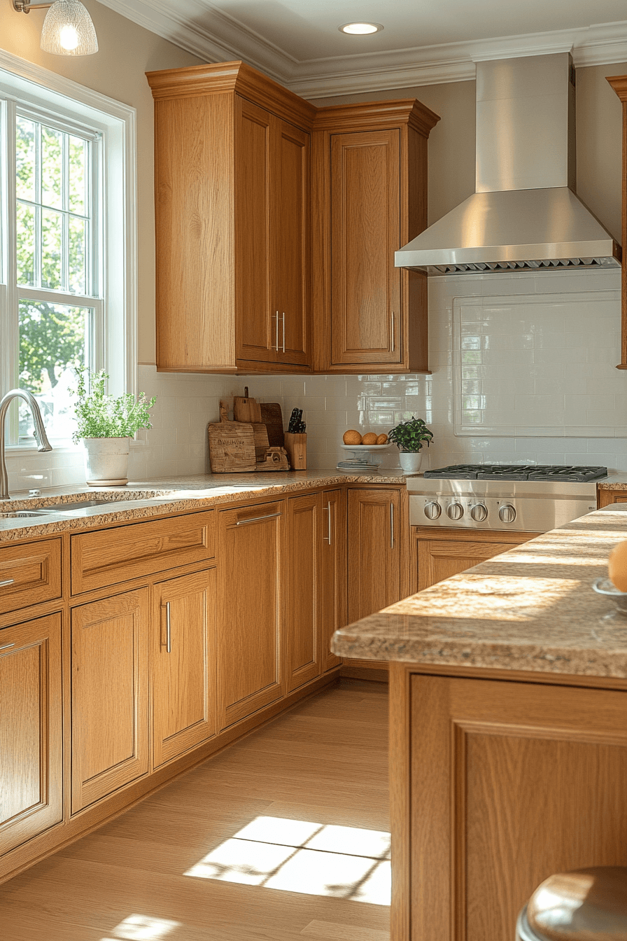 29 Honey Oak Kitchen Cabinets Ideas That Make This Classic Look Feel Fresh Again
