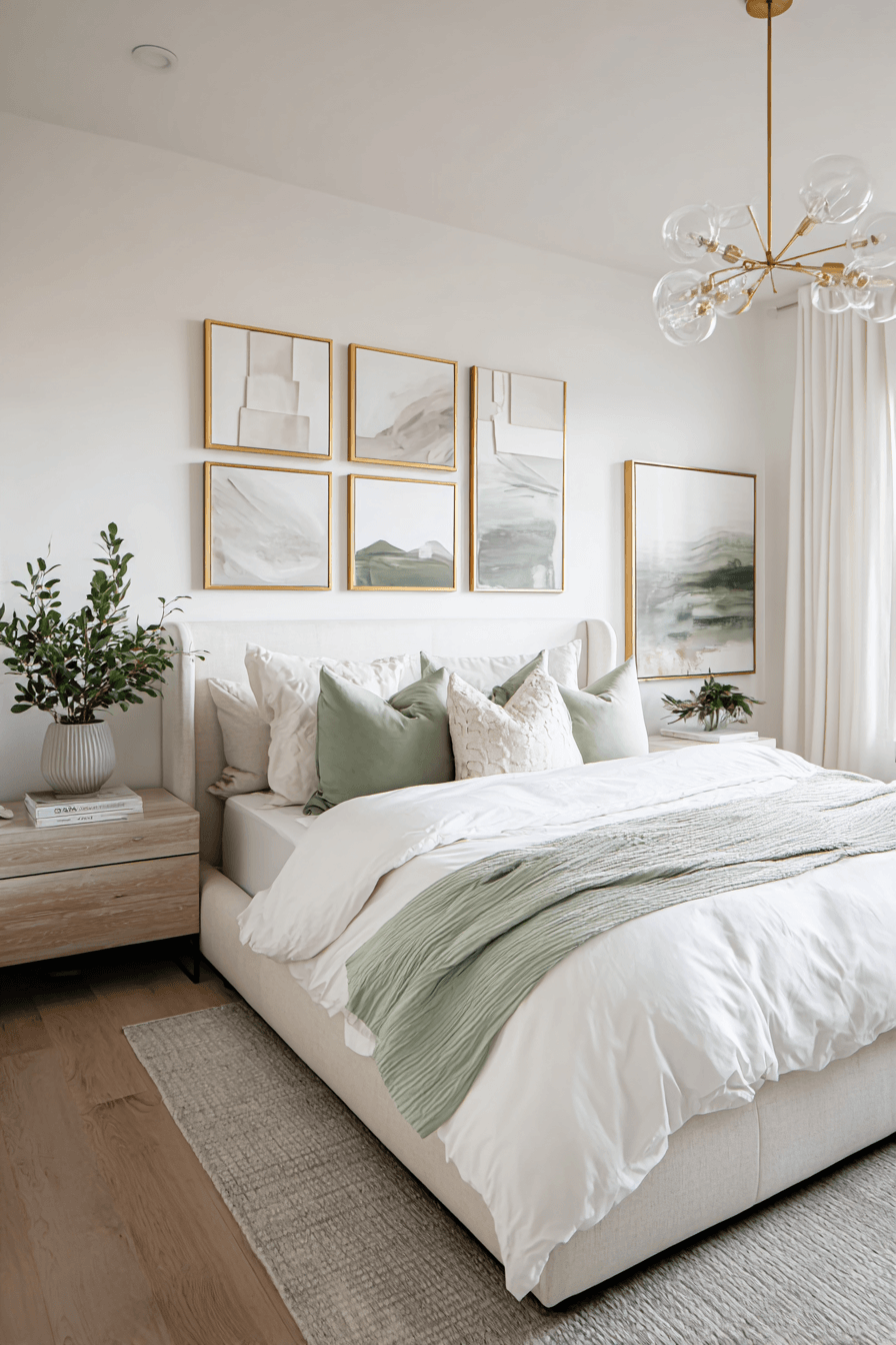 27 White and Sage Green Bedroom Ideas That Feel Airy, Calm, and Beautifully Serene