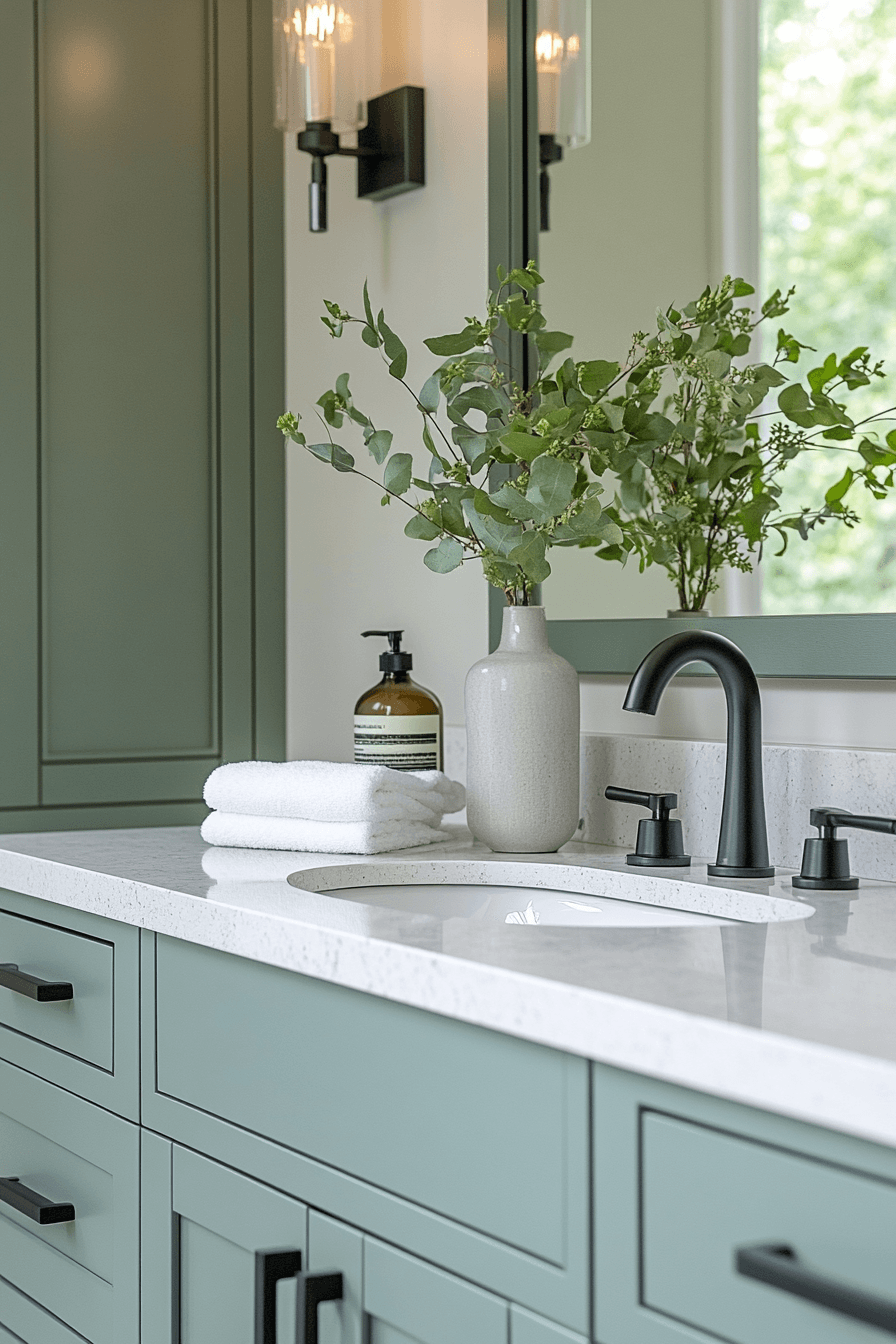 27 Sage Green Bathroom Decor Ideas That Feel Calm, Pretty, and Spa-Like