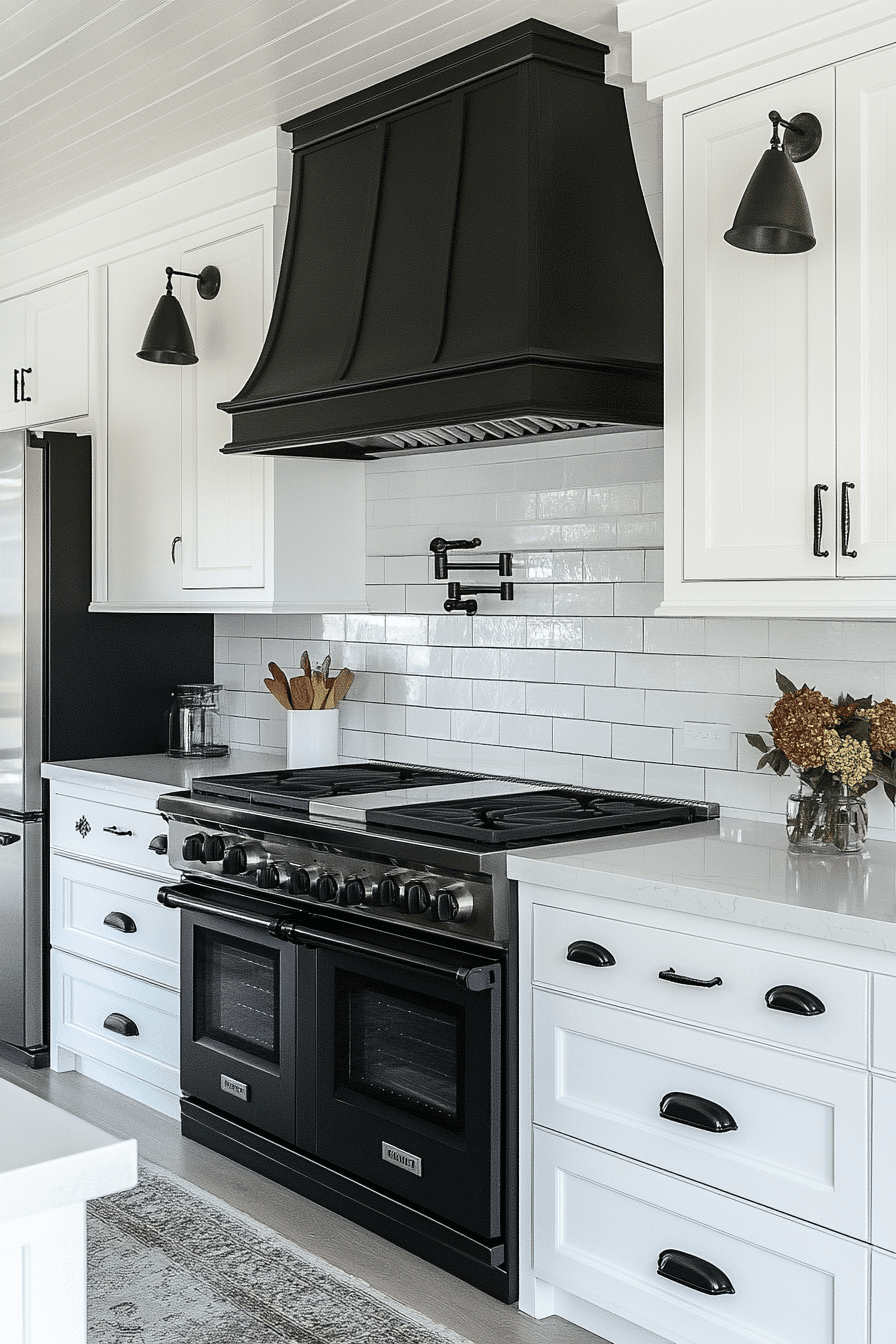 27 Black and White Modern Kitchen Ideas That Feel Sleek, Bold, and Timeless