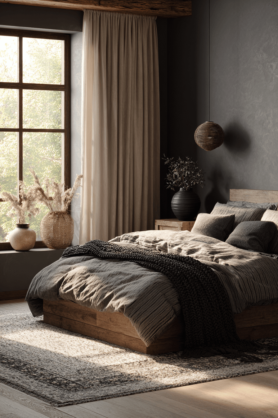 29 Dark Boho Bedroom Ideas That Feel Moody, Cozy, and Beautifully Styled