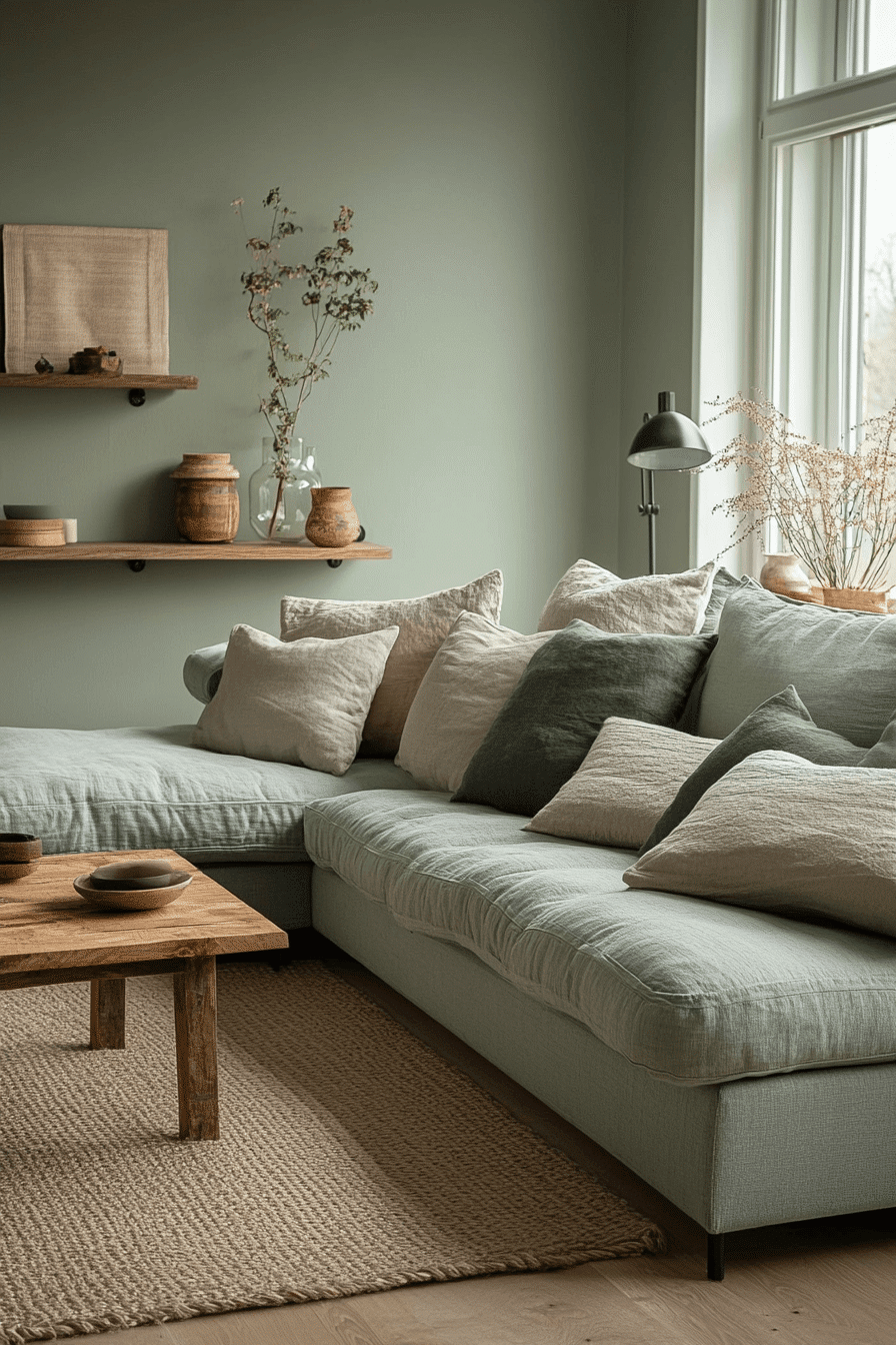 27 Sage Green and Grey Living Room Ideas That Feel Calm, Chic, and Beautifully Relaxed