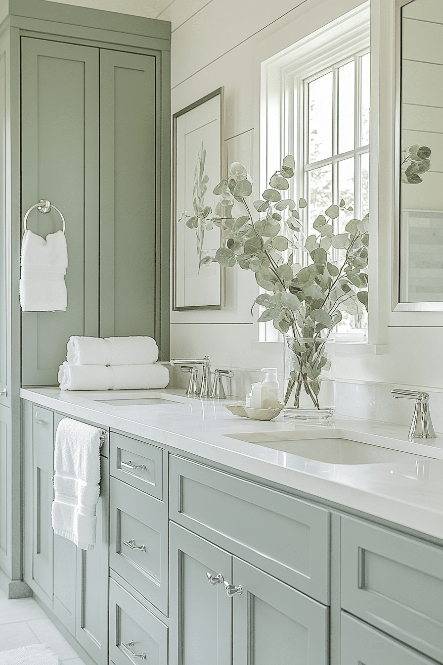 27 Sage Green and White Bathroom Ideas That Feel Fresh, Calm, and Beautifully Timeless