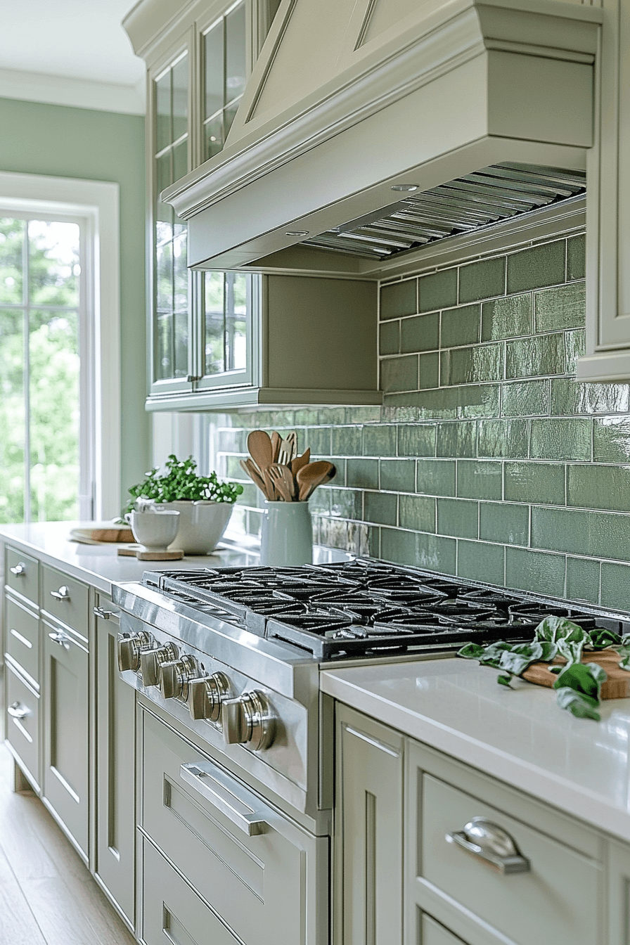 27 Sage Green Backsplash Kitchen Ideas That Make the Whole Space Feel Instantly Prettier