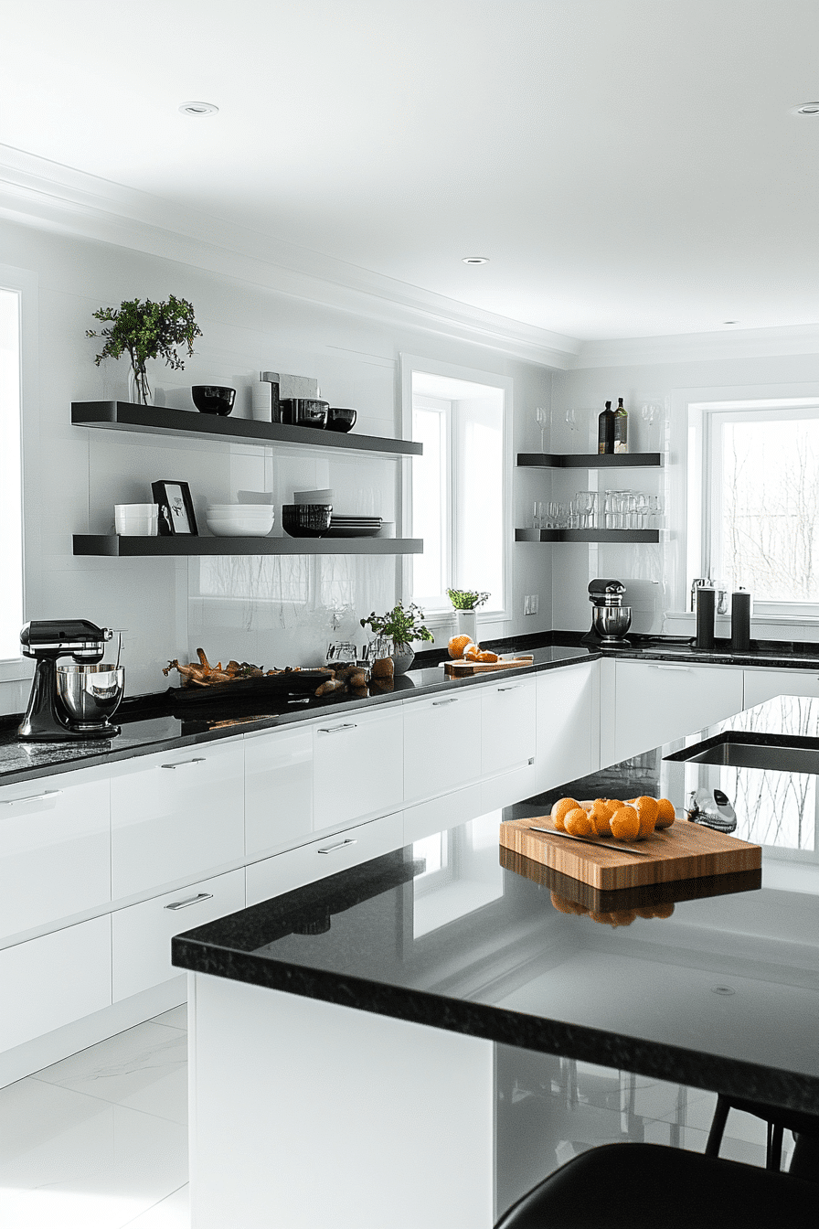 27 Black and White Modern Kitchen Ideas That Feel Sleek, Bold, and Timeless