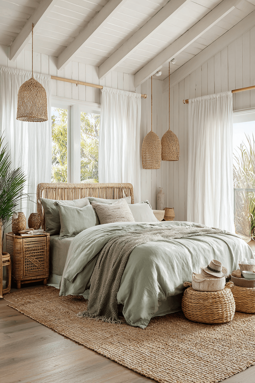 27 White and Sage Green Bedroom Ideas That Feel Airy, Calm, and Beautifully Serene