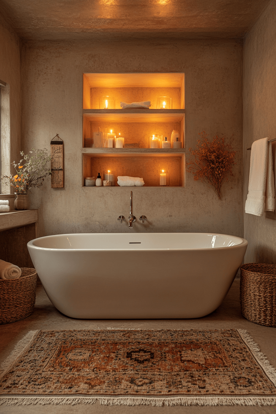 29 Cozy Bathroom Ideas That Make Your Space Feel Warm and Relaxing