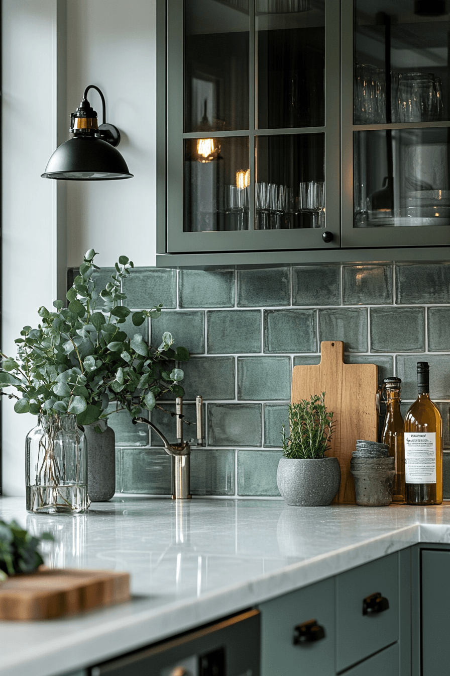 27 Sage Green Backsplash Kitchen Ideas That Make the Whole Space Feel Instantly Prettier