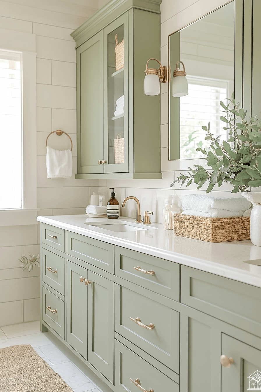 27 Sage Green and White Bathroom Ideas That Feel Fresh, Calm, and Beautifully Timeless