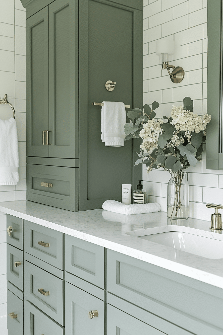 27 Sage Green and White Bathroom Ideas That Feel Fresh, Calm, and Beautifully Timeless