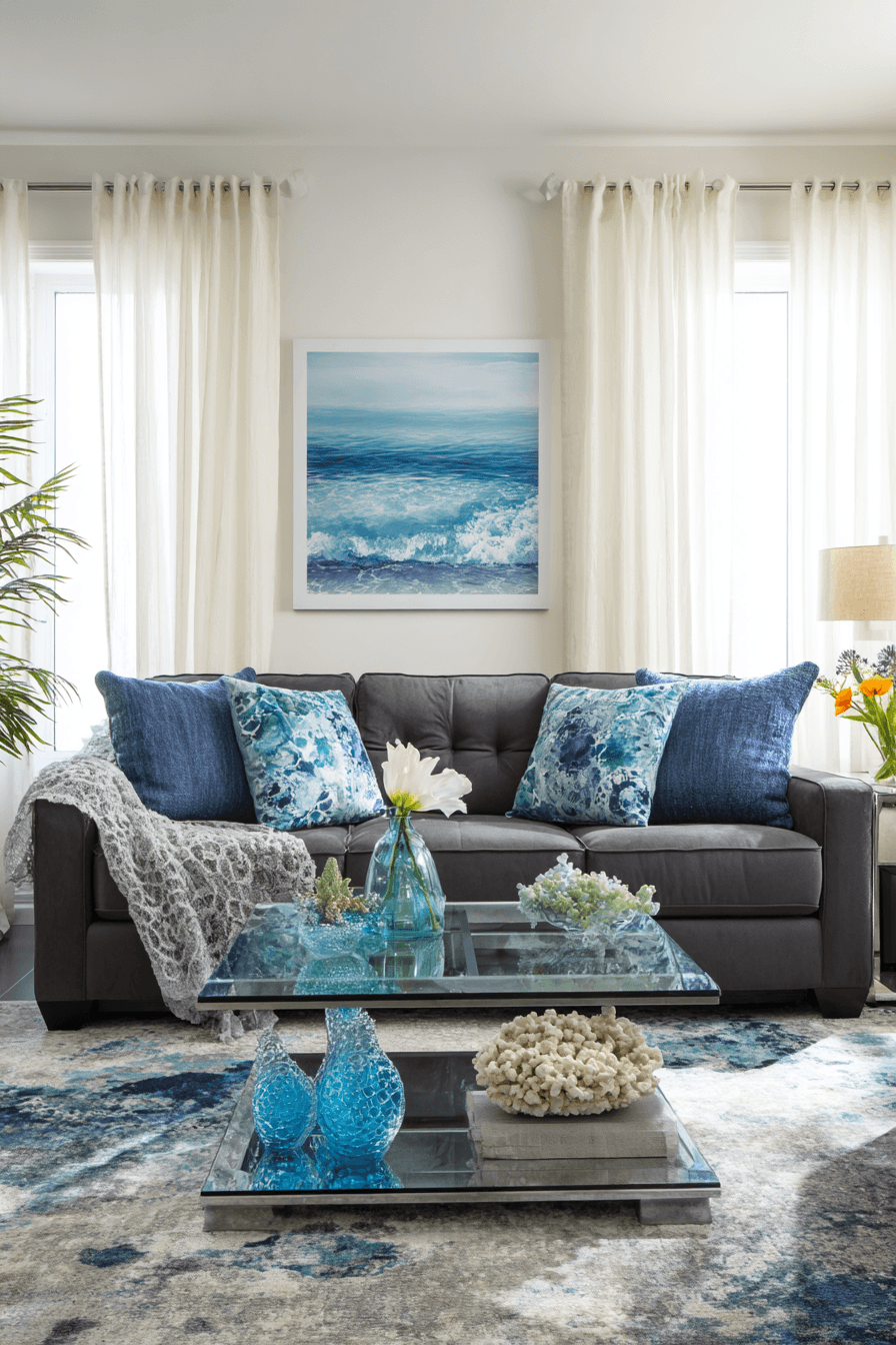 29 Dark Grey Sofa Living Room Ideas That Look Chic, Cozy, and Elevated