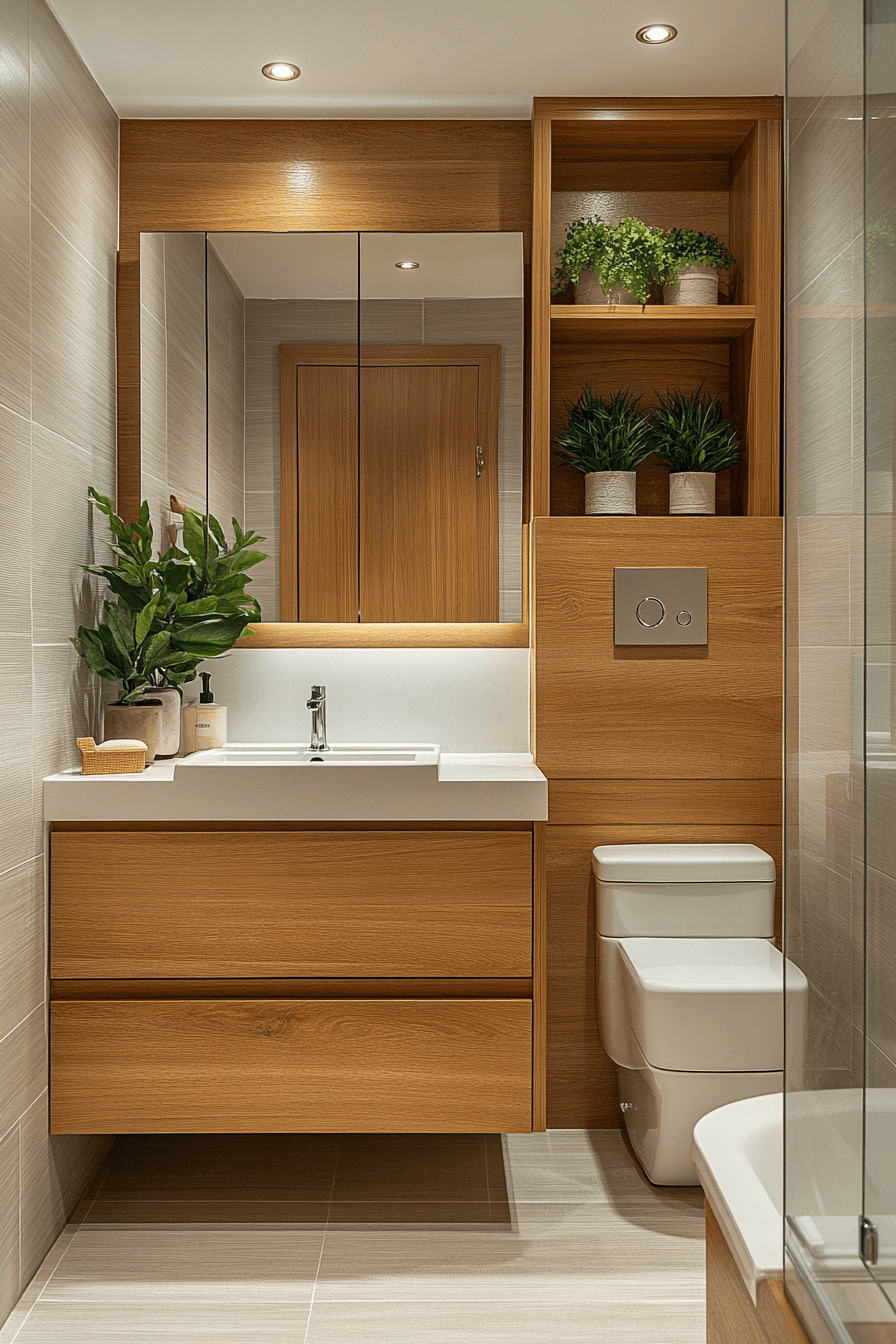 27 Small Bathroom Aesthetic Ideas That Make Tiny Spaces Feel So Much Prettier