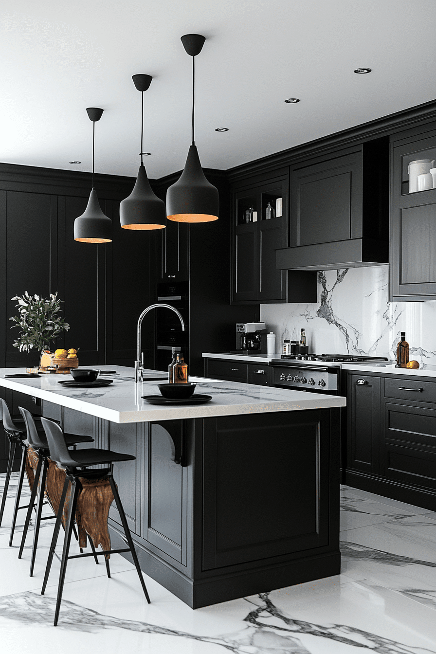 27 Black and White Modern Kitchen Ideas That Feel Sleek, Bold, and Timeless