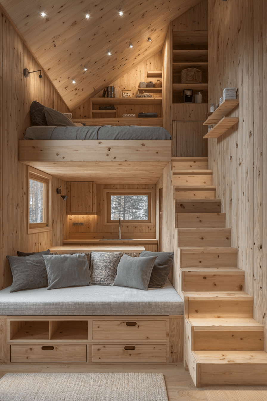 27 Tiny Cabins Interiors That Feel Warm, Characterful, and Wonderfully Cozy