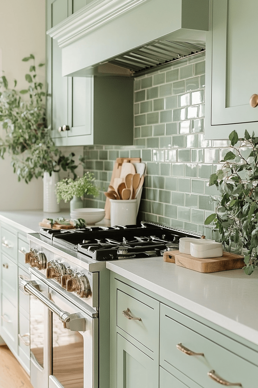 27 Sage Green Backsplash Kitchen Ideas That Make the Whole Space Feel Instantly Prettier
