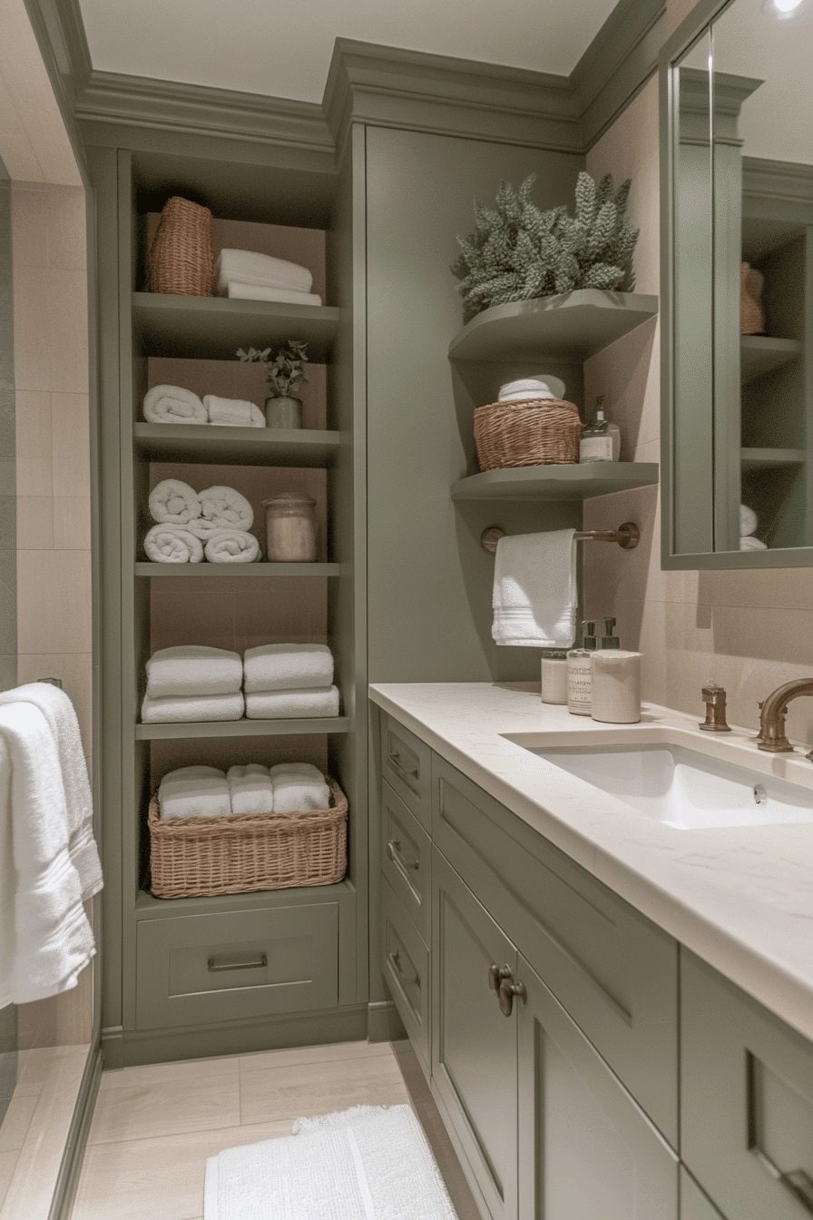 27 Sage Green Bathroom Decor Ideas That Feel Calm, Pretty, and Spa-Like