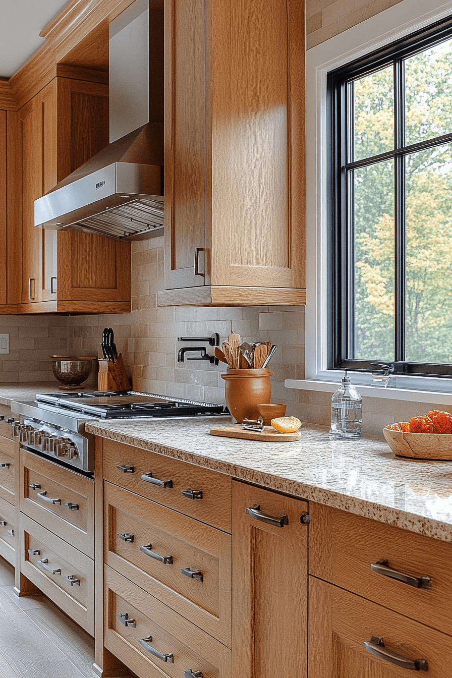 29 Honey Oak Kitchen Cabinets Ideas That Make This Classic Look Feel Fresh Again
