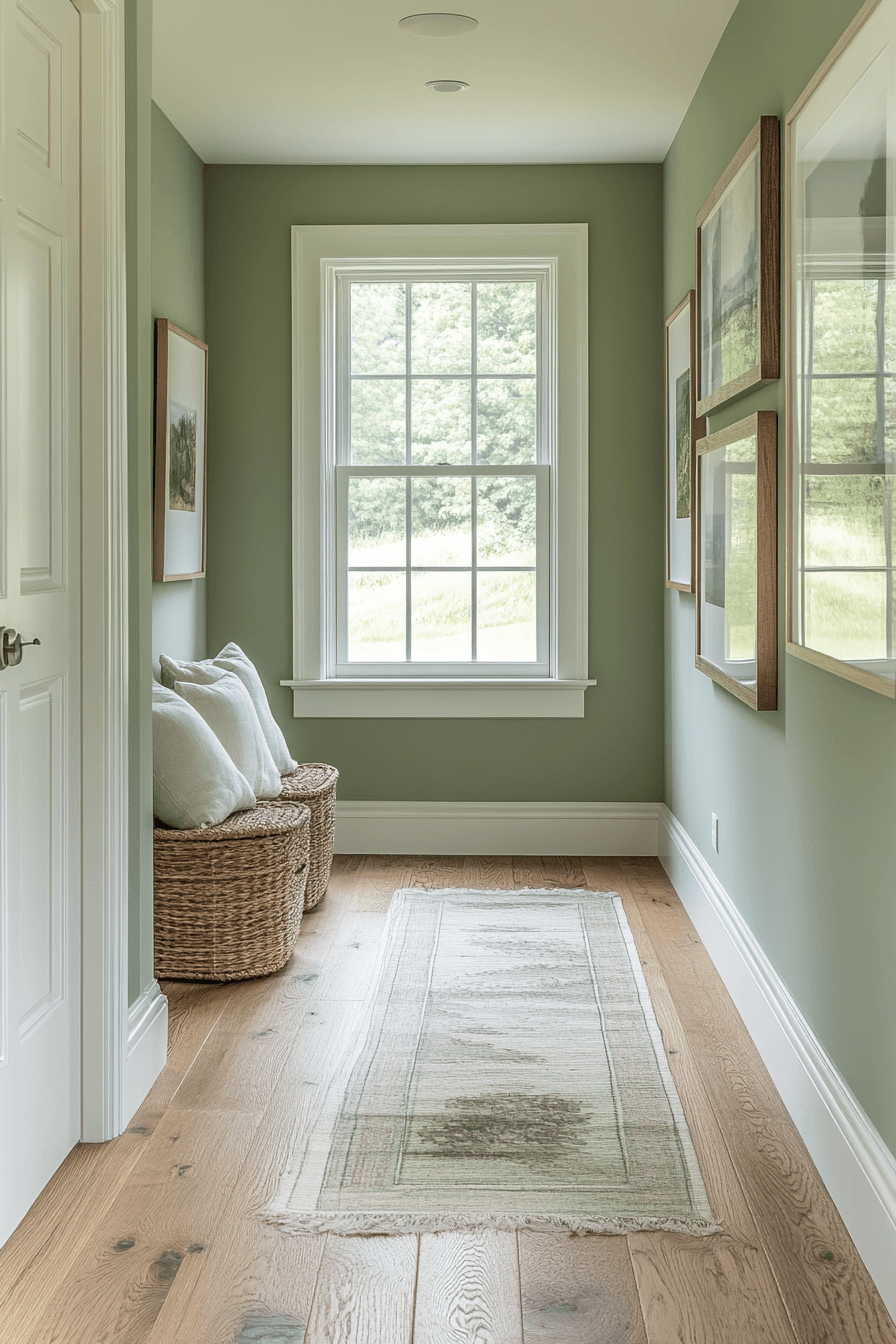 27 Sage Green Hallway Ideas That Make Every Corner Feel Softer and More Stylish