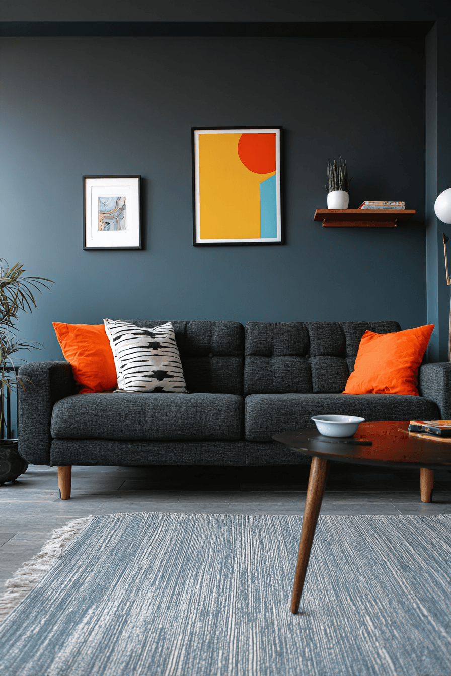 29 Dark Grey Sofa Living Room Ideas That Look Chic, Cozy, and Elevated