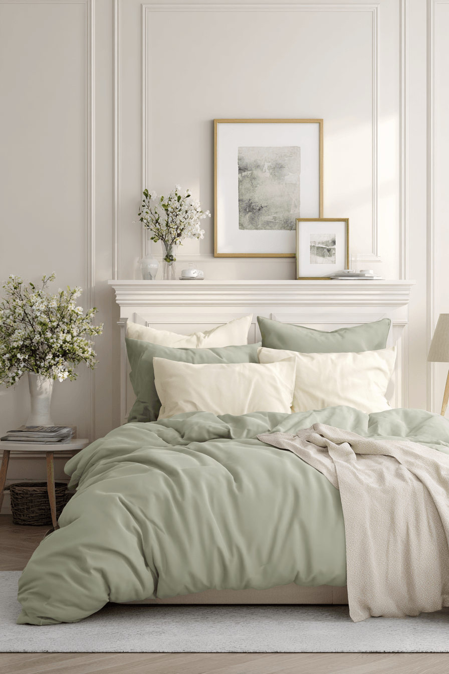 27 Sage Green and Cream Bedroom Ideas That Feel Soft, Calm, and Beautifully Cozy
