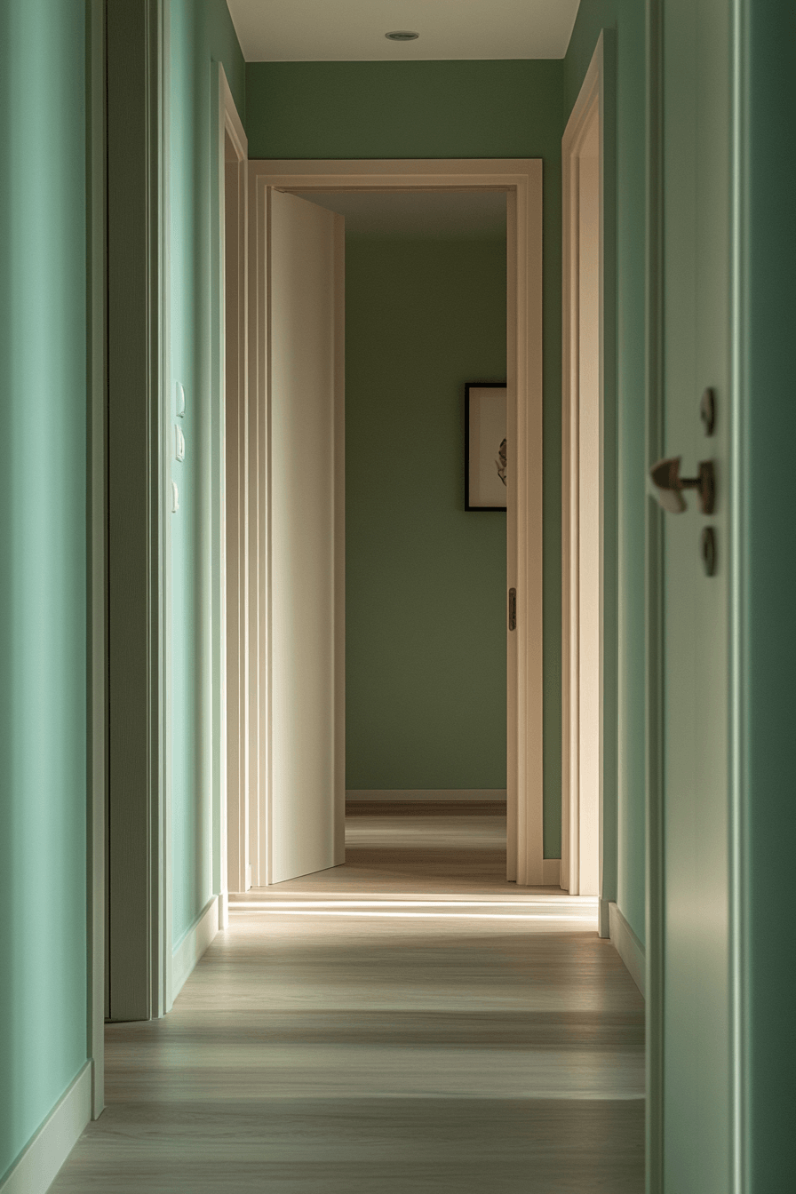 27 Sage Green Hallway Ideas That Make Every Corner Feel Softer and More Stylish