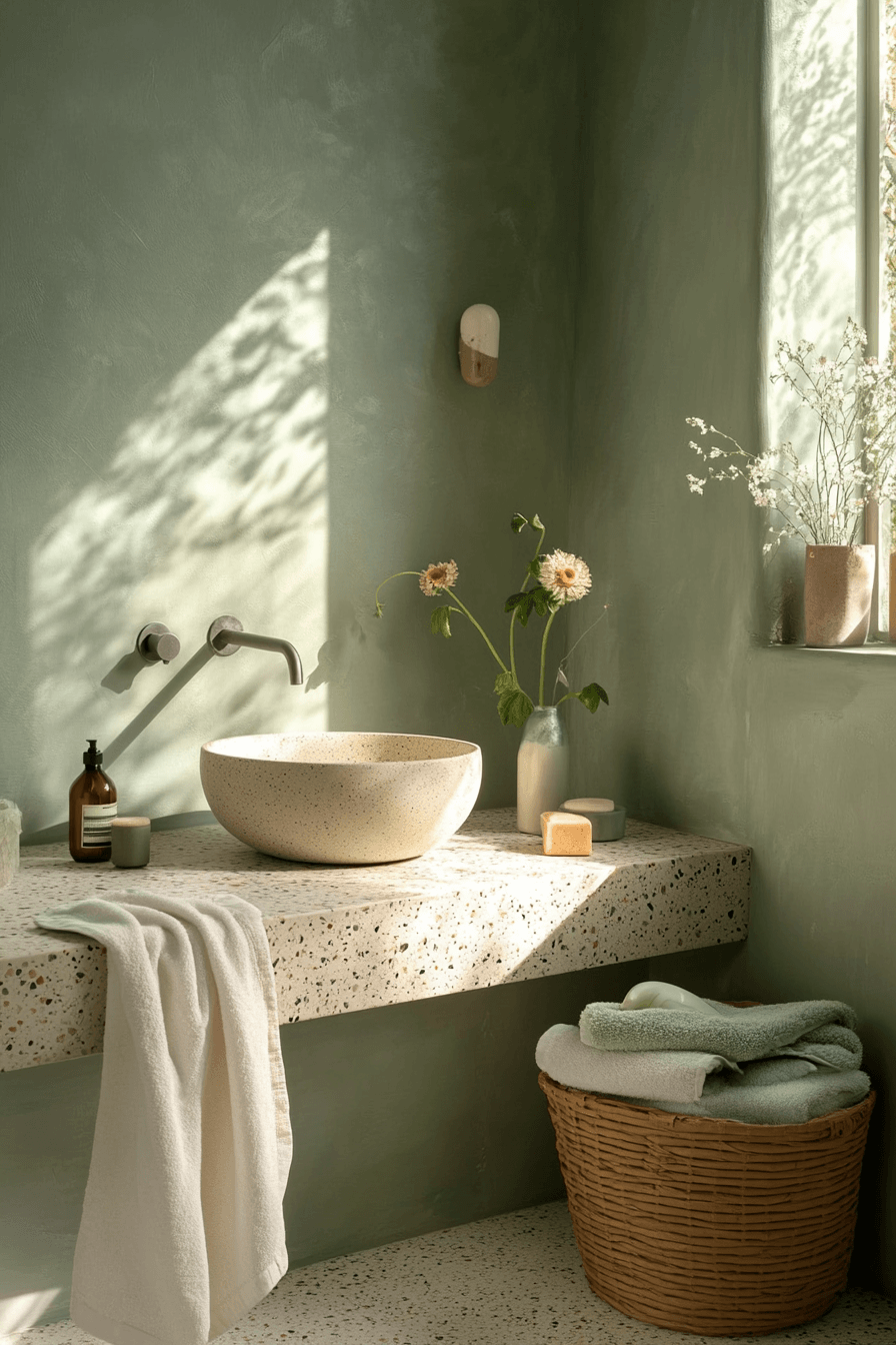 29 Light Sage Green Bathroom Ideas That Feel Fresh, Calm, and Beautiful