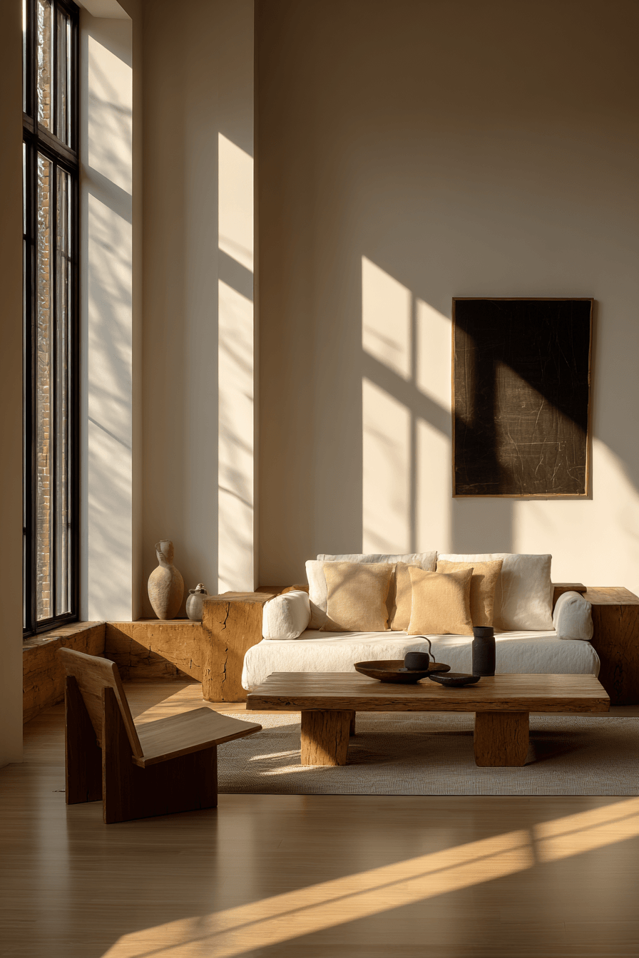 27 Wabi Sabi Japandi Living Room Ideas That Feel Calm, Natural, and Timeless