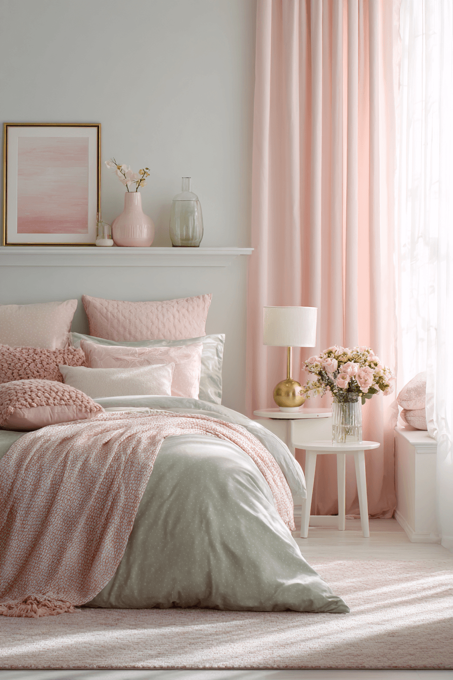 27 Sage Green and Pink Bedroom Ideas That Feel Soft, Pretty, and Wonderfully Cozy