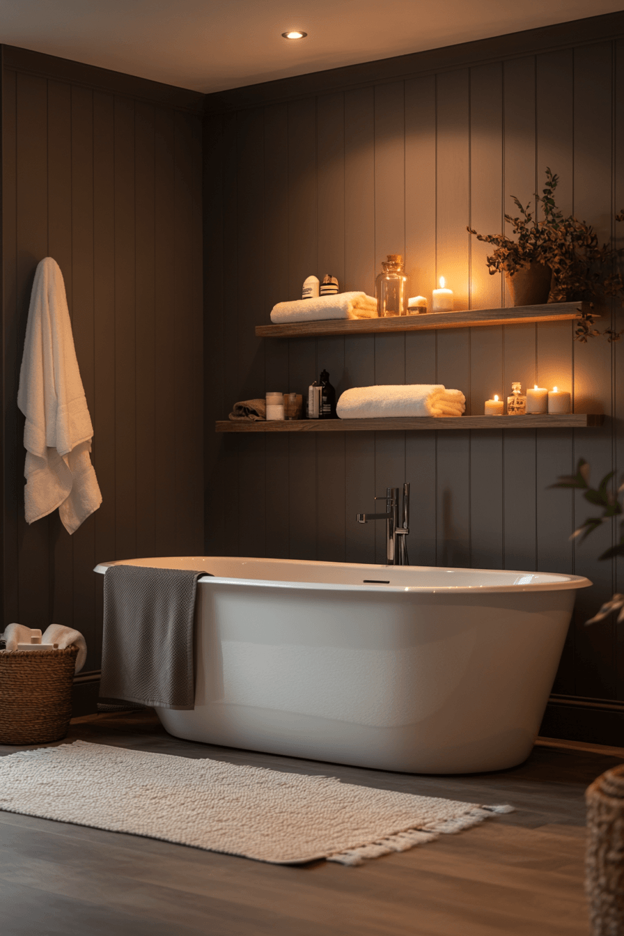 29 Cozy Bathroom Ideas That Make Your Space Feel Warm and Relaxing