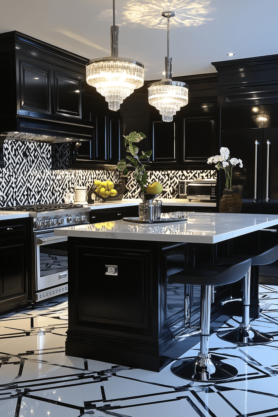 27 Black and White Modern Kitchen Ideas That Feel Sleek, Bold, and Timeless