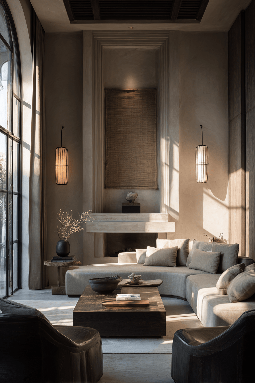 27 Wabi Sabi Japandi Living Room Ideas That Feel Calm, Natural, and Timeless