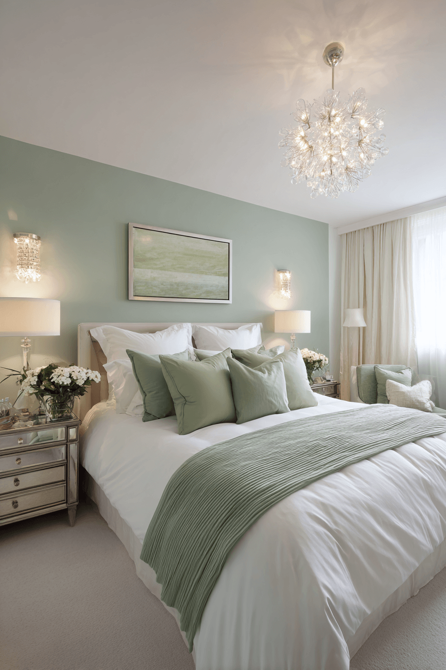 27 White and Sage Green Bedroom Ideas That Feel Airy, Calm, and Beautifully Serene